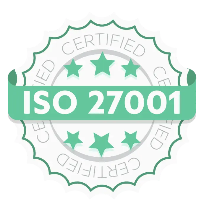 ISO 27001 certified